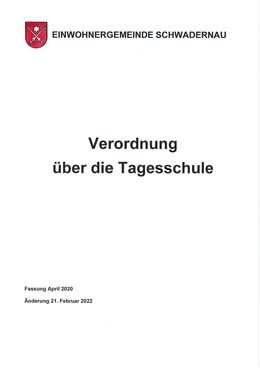 Verordnung_ueber_die_Tagesschule Verordnung über die Tagesschule