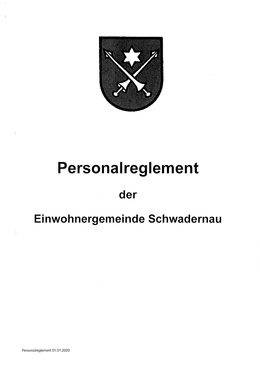 Personalreglement  Personalreglement